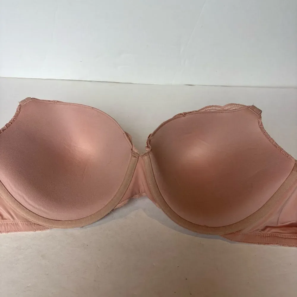 Joyspun Elegant Lace Bra  Underwire, Padded Pink Size 36DD